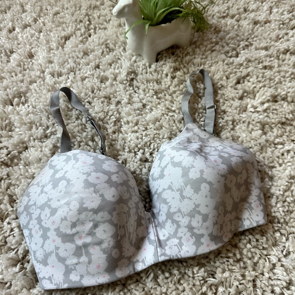 Super cute 34D daisy flower pattern, soft comfortable simple women’s pre…